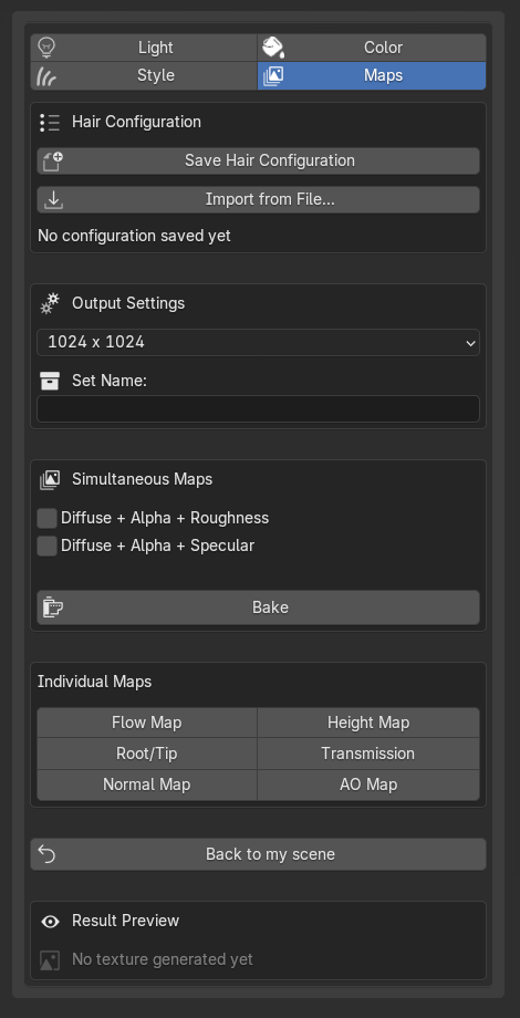 Studio's Maps sub-tab